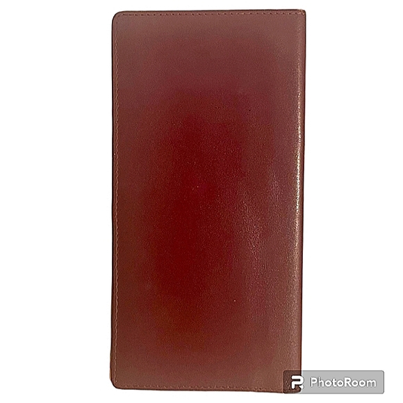 MUST DE CARTIER AUTHENTIC LEATHER LONG BIFOLD WALLET  PRISTINE CONDITION - Picture 2 of 7